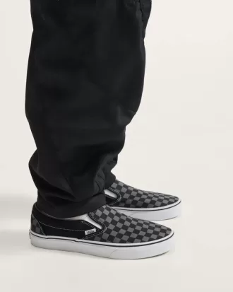 Klassischer Slip-On-Schachbrettschuh