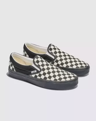 Klassischer Slip-On-Schachbrettschuh