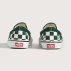 Klassischer Slip-On-Schachbrettschuh