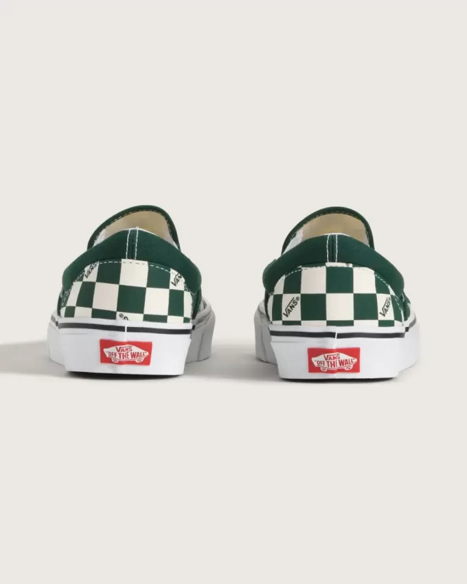 Klassischer Slip-On-Schachbrettschuh