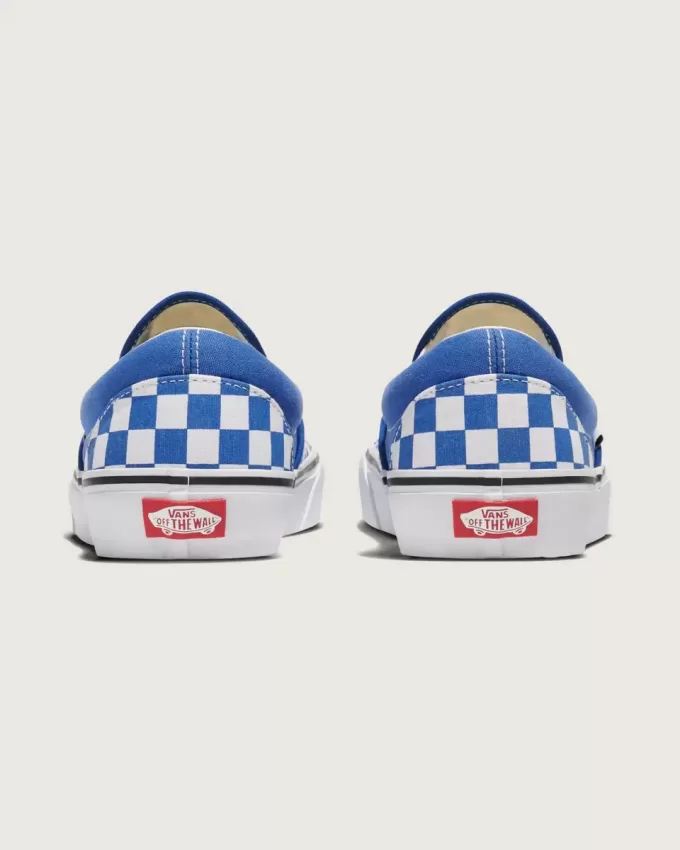 Klassischer Slip-On-Schachbrettschuh