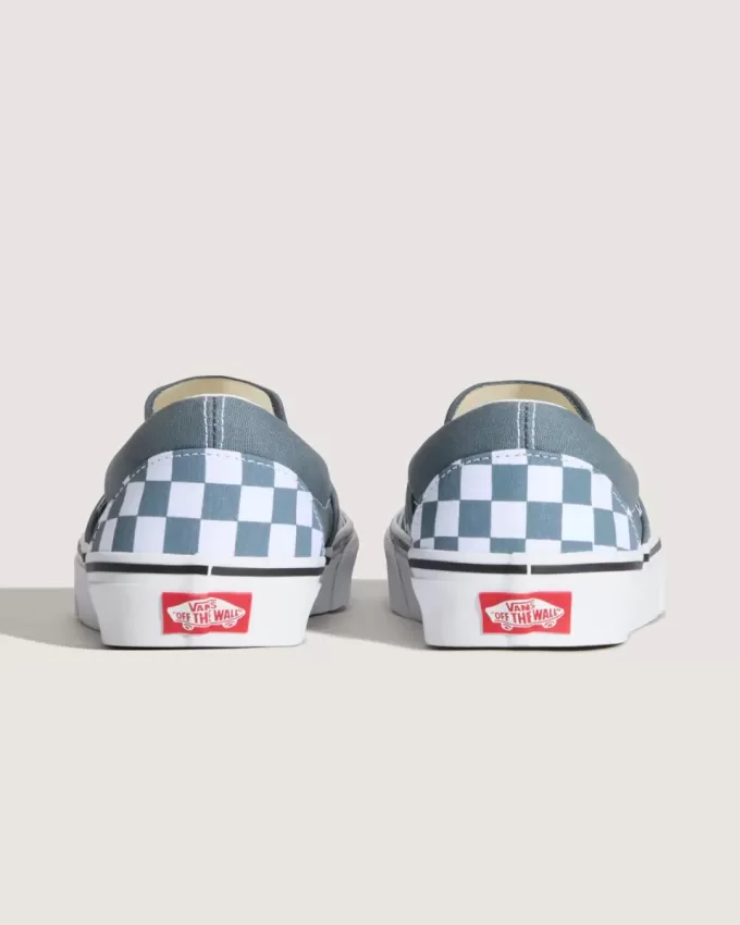 Klassischer Slip-On-Schachbrettschuh