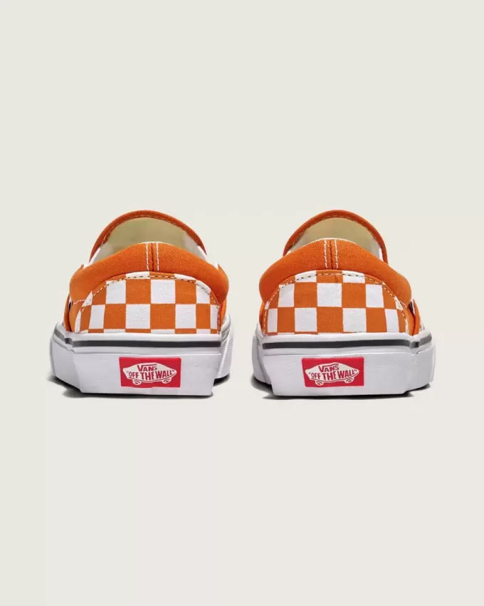 Klassischer Slip-On-Schachbrettschuh