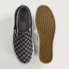 Klassischer Slip-On-Schachbrettschuh