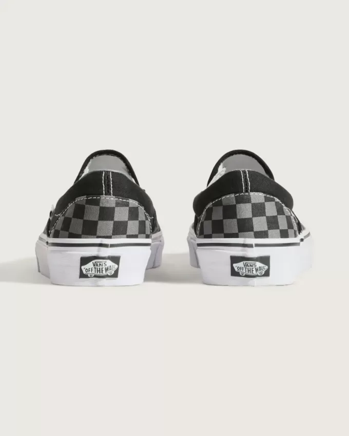 Klassischer Slip-On-Schachbrettschuh