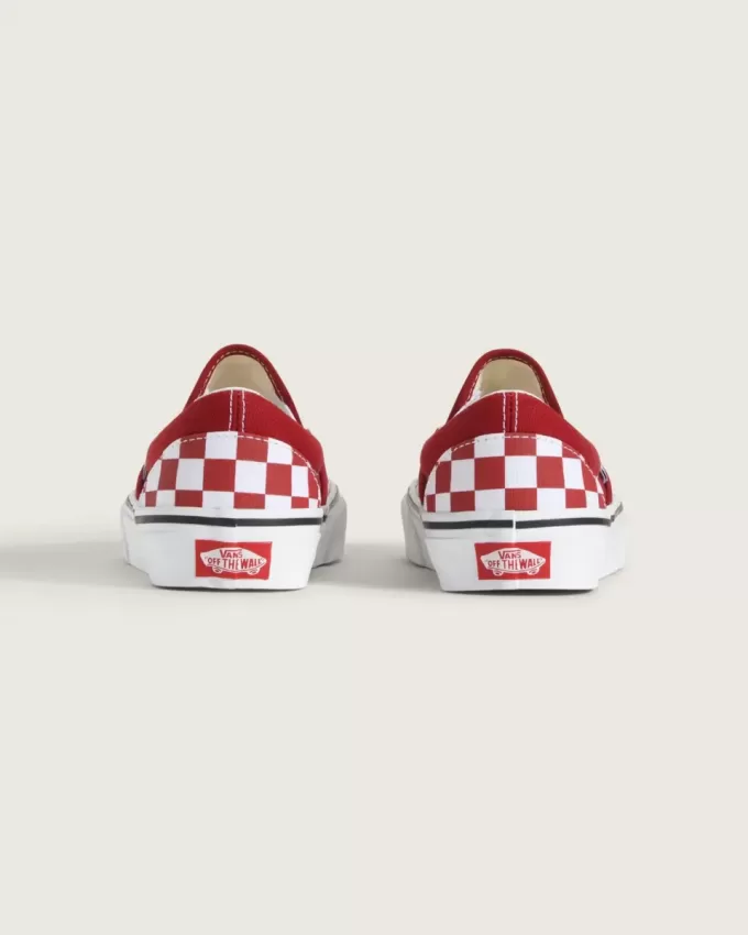 Klassischer Slip-On-Schuh mit Schachbrettmuster für große Kinder Klassischer Slip-On-Schuh mit Schachbrettmuster für große Kinder