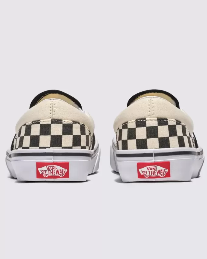 Klassischer Slip-On-Schuh mit Schachbrettmuster für große Kinder Klassischer Slip-On-Schuh mit Schachbrettmuster für große Kinder