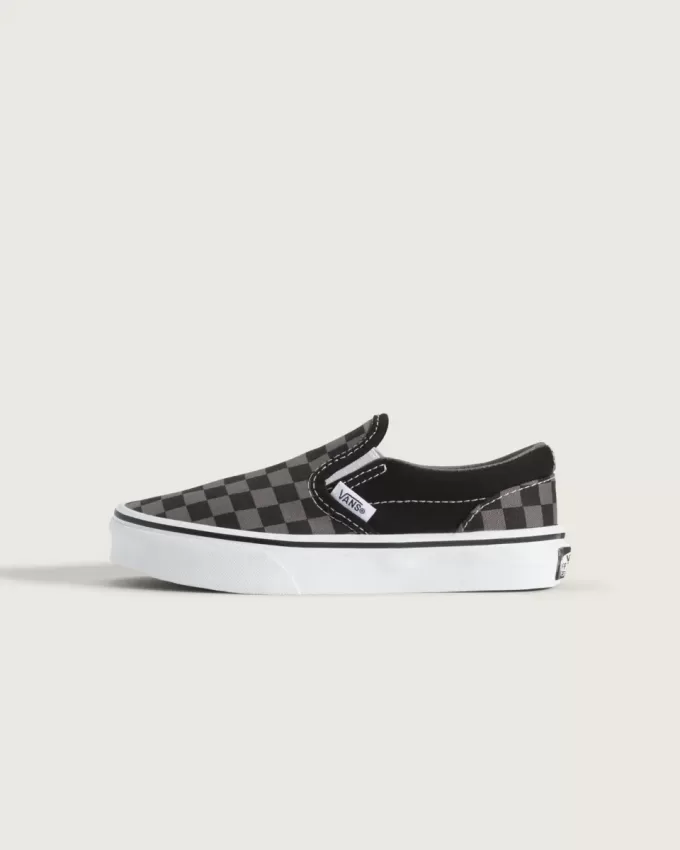 Klassischer Slip-On-Schuh mit Schachbrettmuster für Kleinkinder