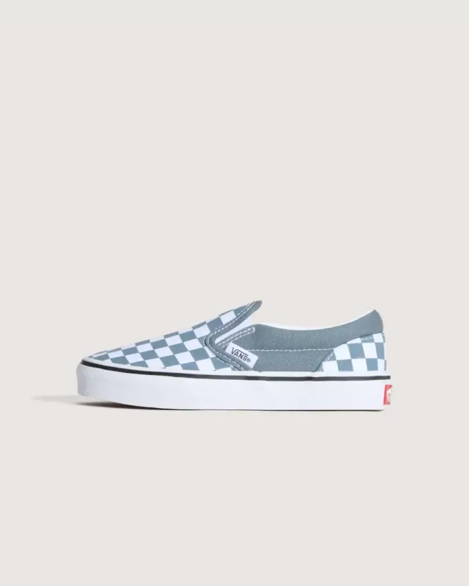 Klassischer Slip-On-Schuh mit Schachbrettmuster für Kleinkinder Klassischer Slip-On-Schuh mit Schachbrettmuster für Kleinkinder