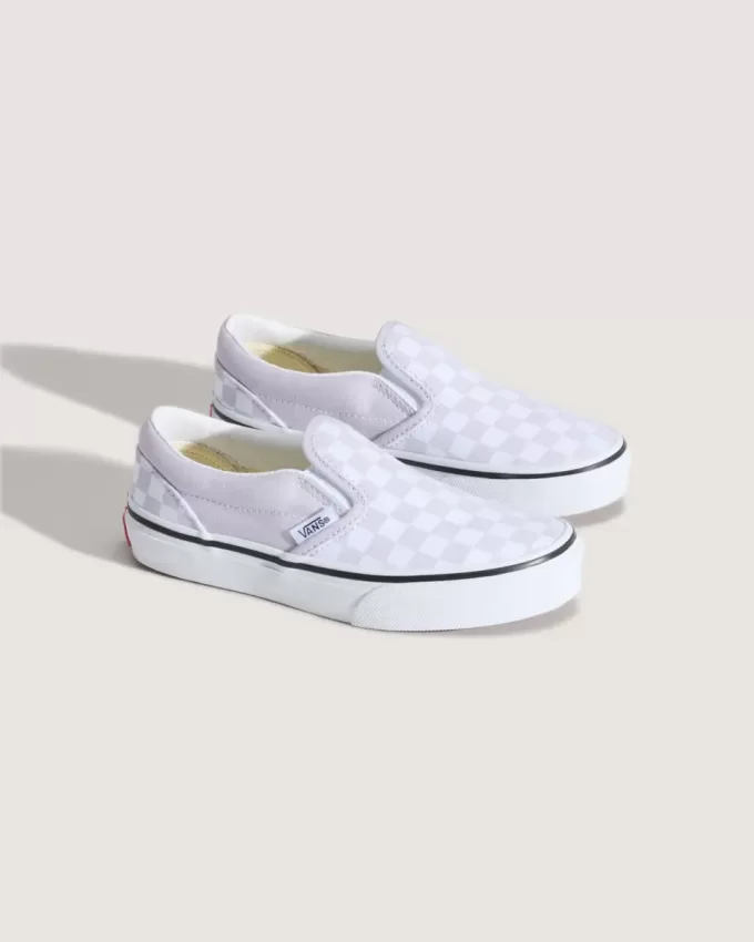Klassischer Slip-On-Schuh mit Schachbrettmuster für Kleinkinder Klassischer Slip-On-Schuh mit Schachbrettmuster für Kleinkinder