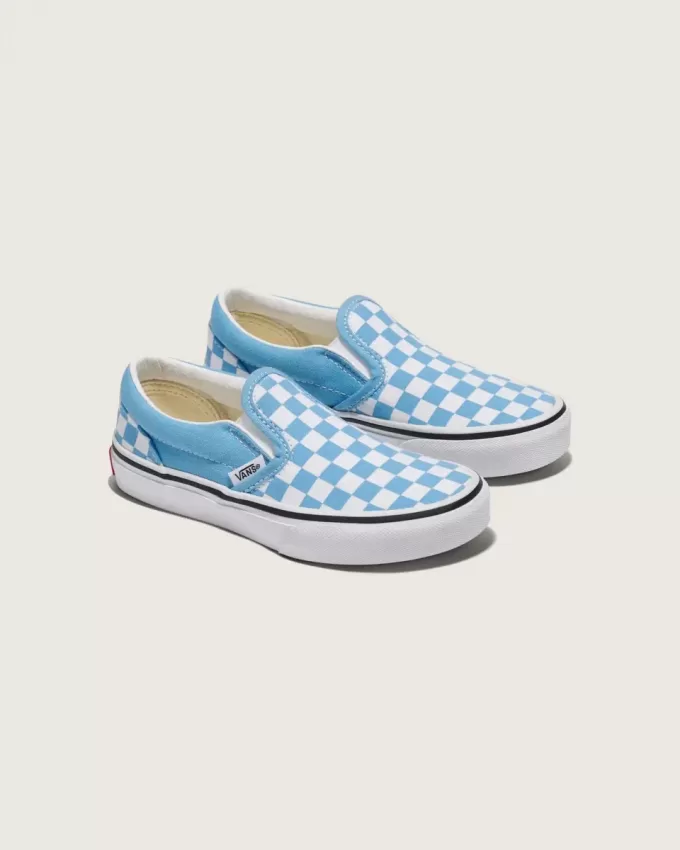 Klassischer Slip-On-Schuh mit Schachbrettmuster für Kleinkinder Klassischer Slip-On-Schuh mit Schachbrettmuster für Kleinkinder