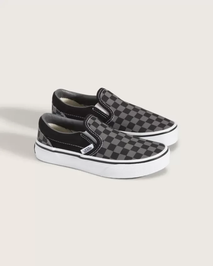 Klassischer Slip-On-Schuh mit Schachbrettmuster für Kleinkinder