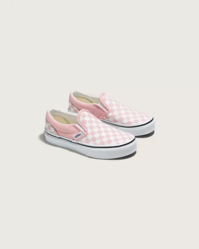 Klassischer Slip-On-Schuh mit Schachbrettmuster für Kleinkinder
