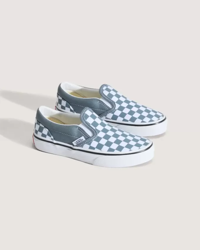 Klassischer Slip-On-Schuh mit Schachbrettmuster für Kleinkinder Klassischer Slip-On-Schuh mit Schachbrettmuster für Kleinkinder