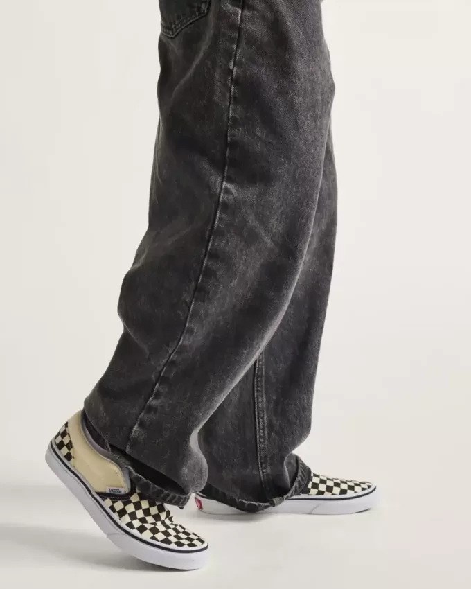 Klassischer Slip-On-Schuh mit Schachbrettmuster für Kleinkinder Klassischer Slip-On-Schuh mit Schachbrettmuster für Kleinkinder