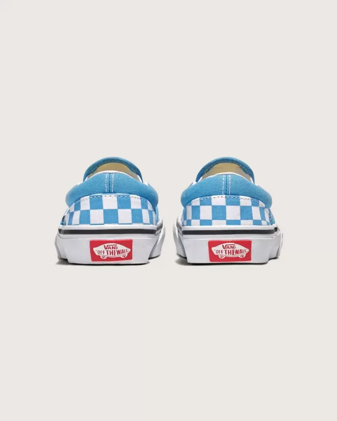 Klassischer Slip-On-Schuh mit Schachbrettmuster für Kleinkinder Klassischer Slip-On-Schuh mit Schachbrettmuster für Kleinkinder