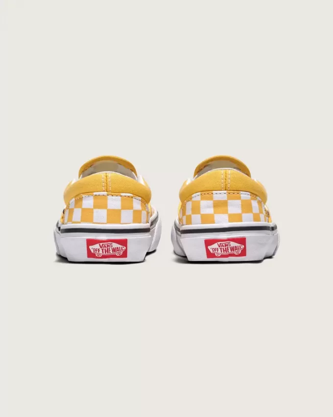 Klassischer Slip-On-Schuh mit Schachbrettmuster für Kleinkinder Klassischer Slip-On-Schuh mit Schachbrettmuster für Kleinkinder