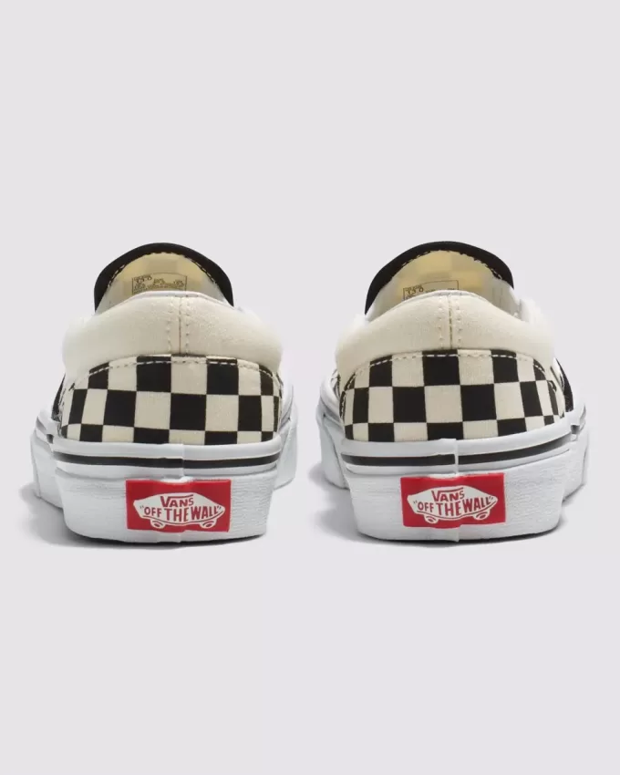 Klassischer Slip-On-Schuh mit Schachbrettmuster für Kleinkinder Klassischer Slip-On-Schuh mit Schachbrettmuster für Kleinkinder