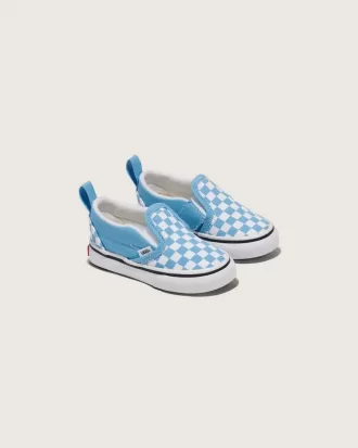 Klassischer Slip-On-Schuh mit V-Schachbrettmuster für Kleinkinder