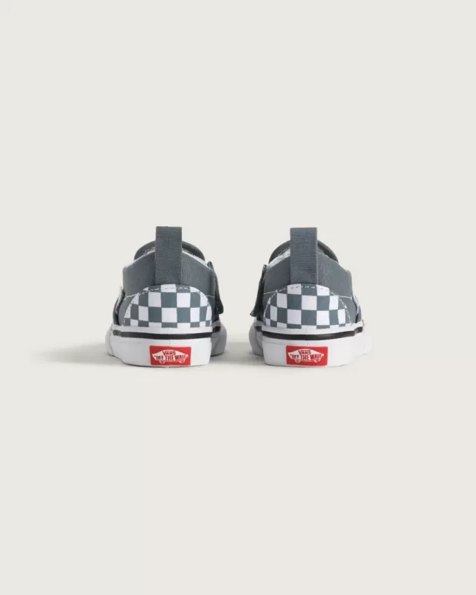 Klassischer Slip-On-Schuh mit V-Schachbrettmuster für Kleinkinder