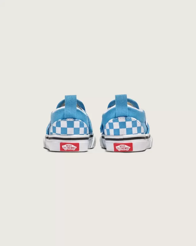 Klassischer Slip-On-Schuh mit V-Schachbrettmuster für Kleinkinder