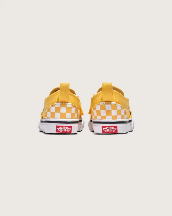 Klassischer Slip-On-Schuh mit V-Schachbrettmuster für Kleinkinder