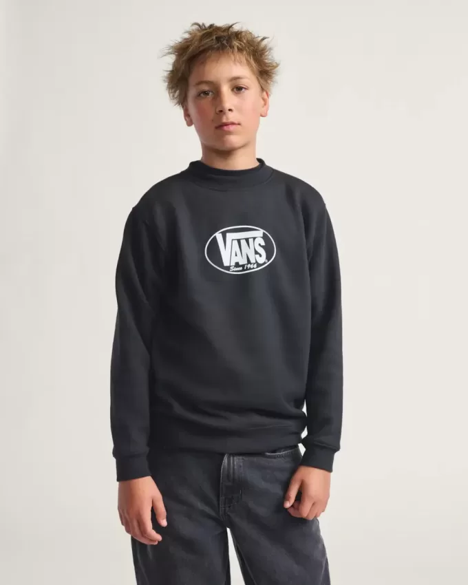 Klassisches ovales Rundhals-Sweatshirt für Kinder Klassisches ovales Rundhals-Sweatshirt für Kinder