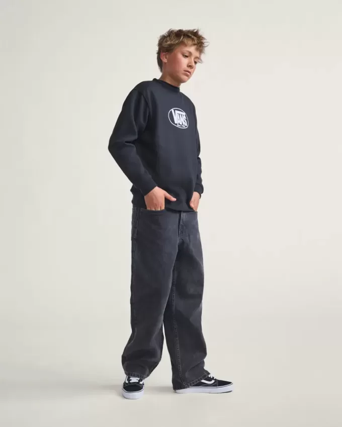 Klassisches ovales Rundhals-Sweatshirt für Kinder Klassisches ovales Rundhals-Sweatshirt für Kinder