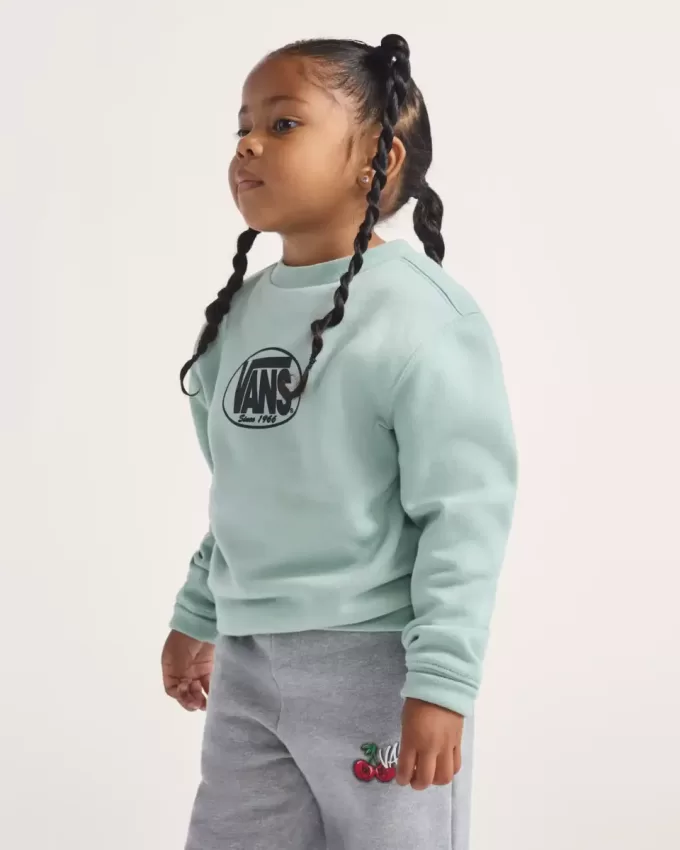 Klassisches ovales Rundhals-Sweatshirt für Kleinkinder