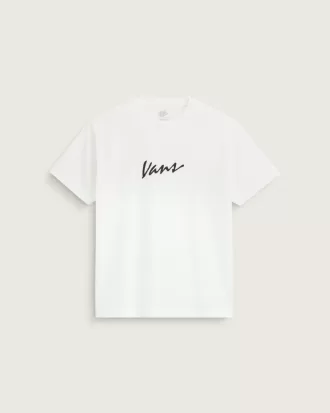 Klassisches T-Shirt mit Schriftzug