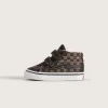 Kleinkinder Sk8-Mid V Checkerboard Schuh