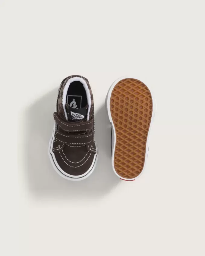 Kleinkinder Sk8-Mid V Checkerboard Schuh