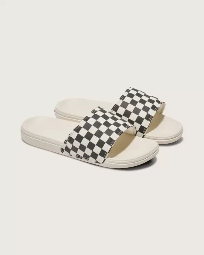 La Costa – Slipper-Sandale mit Schachbrettmuster La Costa – Slipper-Sandale mit Schachbrettmuster