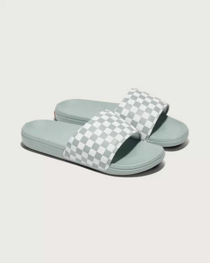 La Costa – Slipper-Sandale mit Schachbrettmuster La Costa – Slipper-Sandale mit Schachbrettmuster