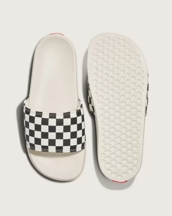 La Costa – Slipper-Sandale mit Schachbrettmuster La Costa – Slipper-Sandale mit Schachbrettmuster