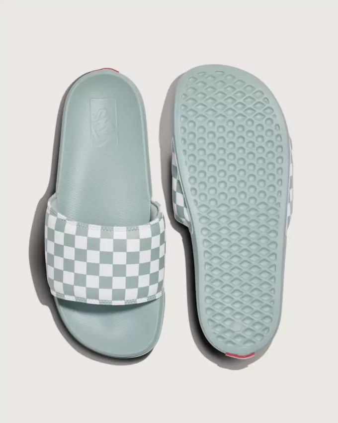 La Costa – Slipper-Sandale mit Schachbrettmuster La Costa – Slipper-Sandale mit Schachbrettmuster