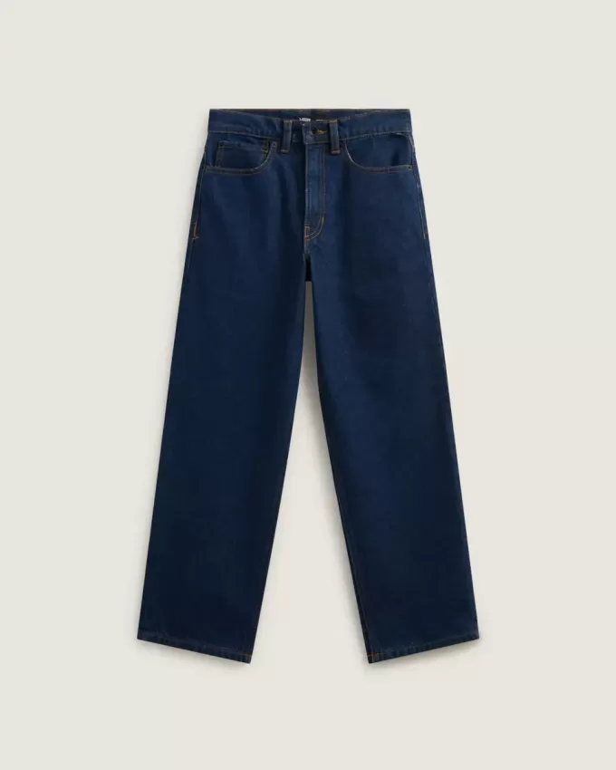 Lockere Jeanshose mit Karomuster für Kinder Lockere Jeanshose mit Karomuster für Kinder