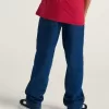 Lockere Jeanshose mit Karomuster für Kinder Lockere Jeanshose mit Karomuster für Kinder