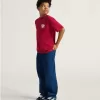 Lockere Jeanshose mit Karomuster für Kinder Lockere Jeanshose mit Karomuster für Kinder