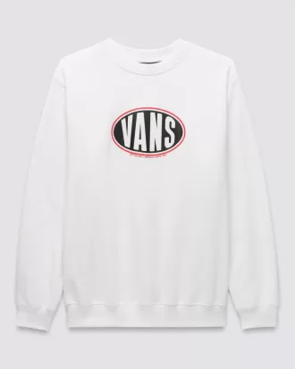 Lockeres Sweatshirt mit Rundhalsausschnitt zum Aufsprühen
