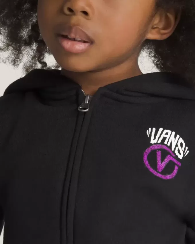 Monster Ball Kapuzenpullover mit durchgehendem Reißverschluss für Kleinkinder Monster Ball Kapuzenpullover mit durchgehendem Reißverschluss für Kleinkinder