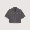 Natalie Denim-Hemd mit Knopfleiste Natalie Denim-Hemd mit Knopfleiste