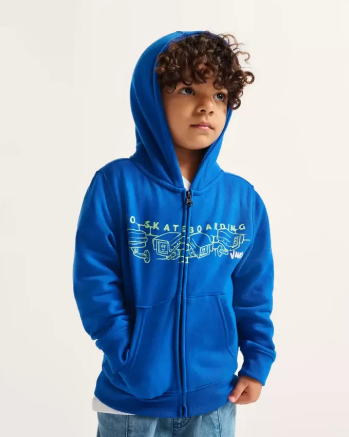 Night Watchers Kapuzenjacke mit durchgehendem Reißverschluss für kleine Kinder Night Watchers Kapuzenjacke mit durchgehendem Reißverschluss für kleine Kinder
