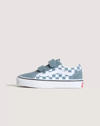 Old Skool V Checkerboard-Schuh für kleine Kinder