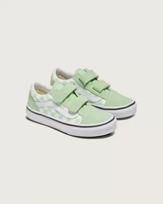 Old Skool V Checkerboard-Schuh für kleine Kinder