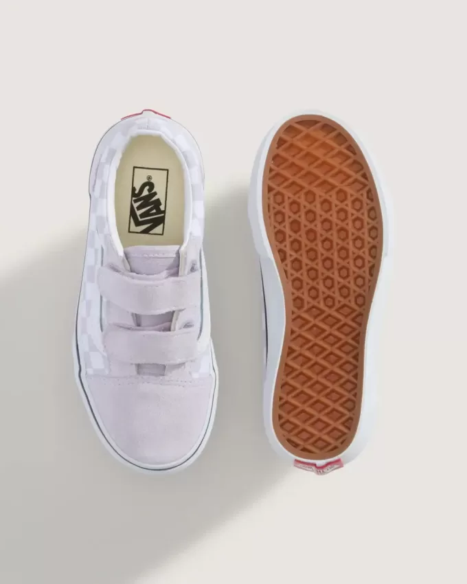 Old Skool V Checkerboard-Schuh für kleine Kinder Old Skool V Checkerboard-Schuh für kleine Kinder
