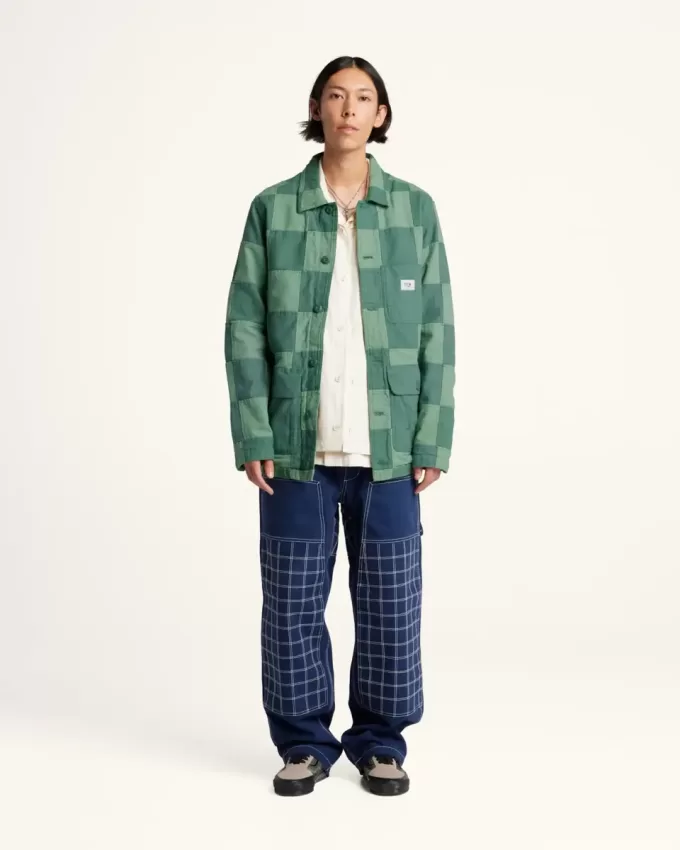 OTW Patchwork-Drill-Arbeitsmantel