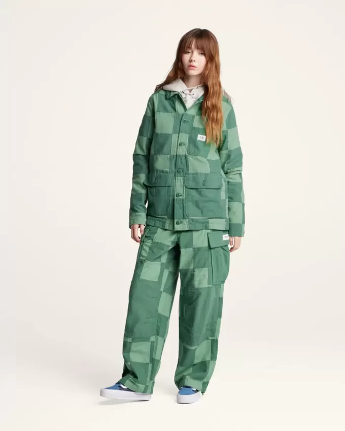 OTW Patchwork-Drill-Arbeitsmantel