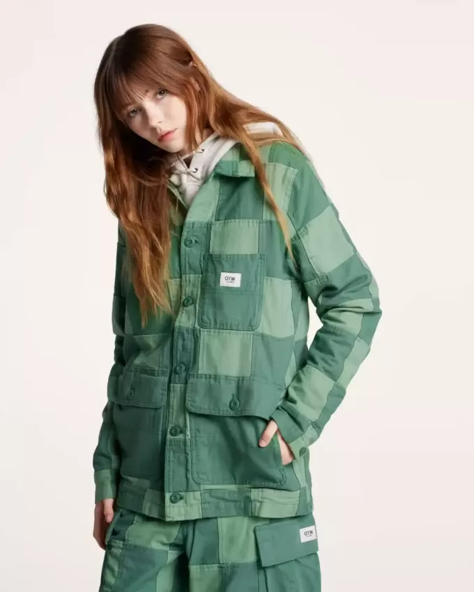 OTW Patchwork-Drill-Arbeitsmantel