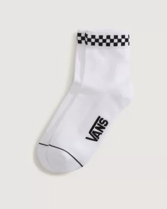 Peek-A-Check Half Crew Socken